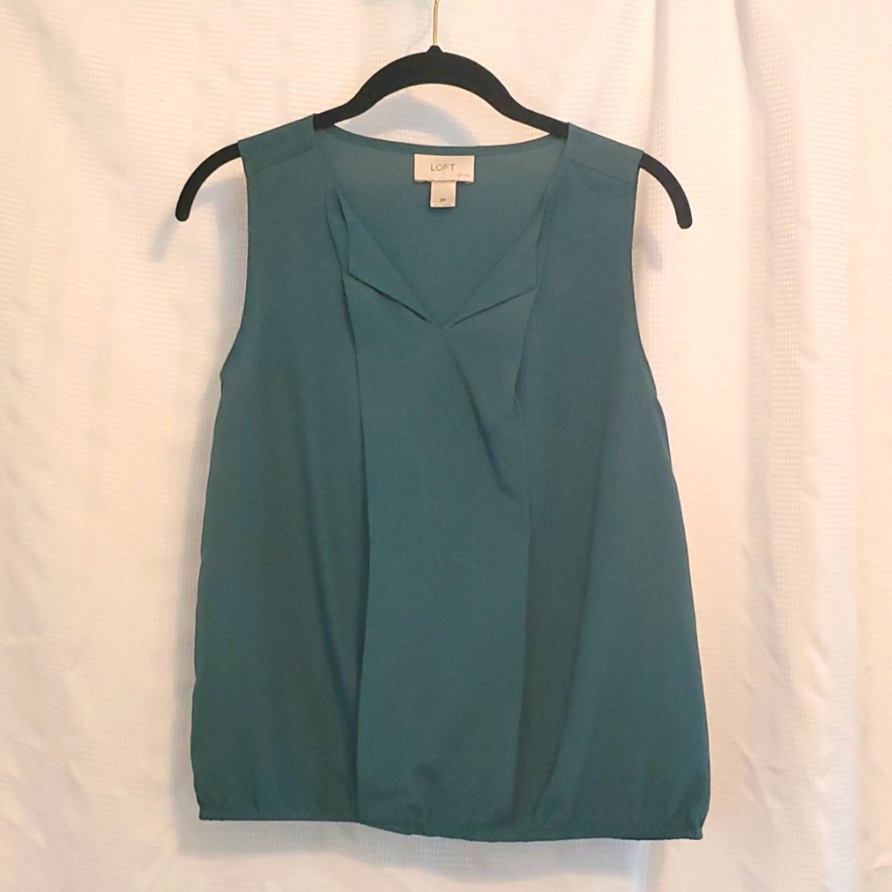 BANANA REPUBLIC Blouse Green Small Petite